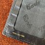 Large Black Real Leather Wallet Image 3