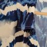 Made in Italy navy and cream abstract print tunic style midi SzL (Fit 12-14UK) Image 4