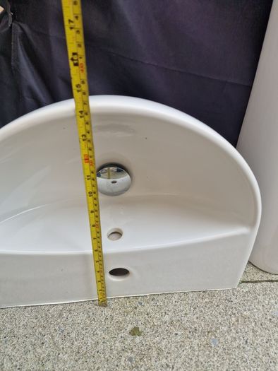 Sink and pedestal