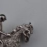 18ct Gold Diamond Horse and Jockey Brooch Image 7