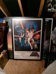 Star wars framed posters