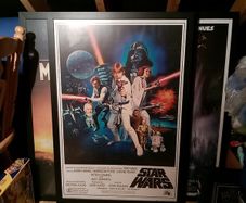 Star wars framed posters
