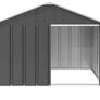 Dog House Anthracite 116.5x103x81.5 cm Galvanised Steel (FREE POSTAGE) Image 4