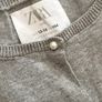 Zara Girls Grey Pearl Button Cardigan Image 2