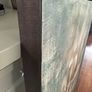 Large Floral canvas with Walnut surround. Image 3