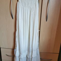 BNWT - River island white midi beach dress UK 10