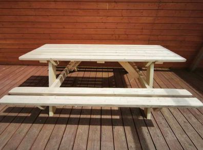 picnic bench table