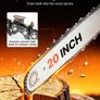 62cc Petrol Chainsaw, 20in Bar, 2-Stroke Image 6