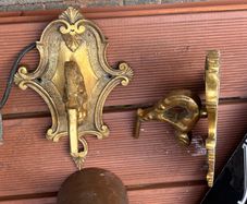 Brass coat hook