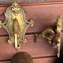 Brass coat hook
