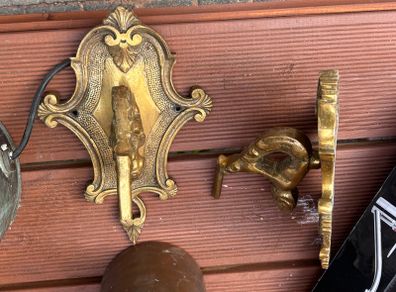 Brass coat hook