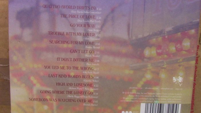Robert Plant & Alison Krauss - Raise The Roof CD