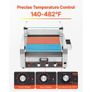 Hot Dog Roller, 30 Hot Dog 11 Rollers, Stainless Steel Sausage Grill Cooker, 2400W Hot Dog Machine with Bun Warmer, Cover, 3 Temp Control, Side Storage Box, Oil Drip Tray, for Home & Commercial Image 2