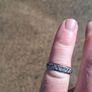 9k Gold 1970'S Full Eternity Ring(3 grams) Image 4