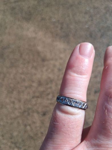 9k Gold 1970'S Full Eternity Ring(3 grams)