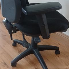 black office chair