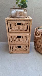 Wicker Rattan Storage Drawers