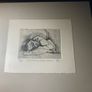 picture etching a figurative sketch of a person resting or sleeping Image 2