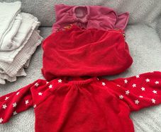 Baby bibs, muslin cloths, changing bag