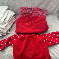 Baby bibs, muslin cloths, changing bag