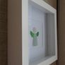 Seaglass picture, Home decor, Gift. Angel picture. Handmade seaglass picture. Image 4