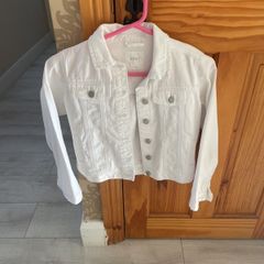 white denim jacket