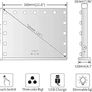 Hollywood Vanity Cosmetic Mirror For Makeup with Lights, Type-C and USB Output Port, 15 Bulbs 3 Lighting Modes Tabletop and Wall Mounted Image 4