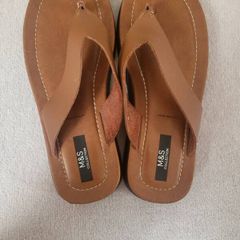 M&S Leather flipflops