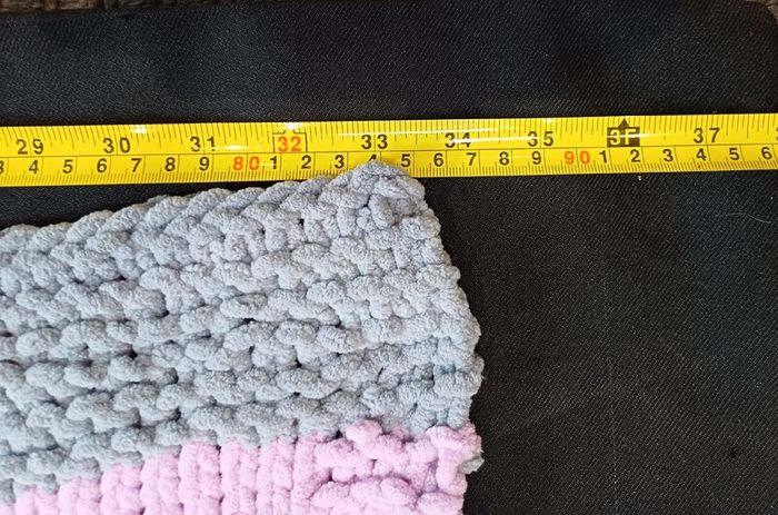 Large Hand-knitted Toasty Baby Blanket