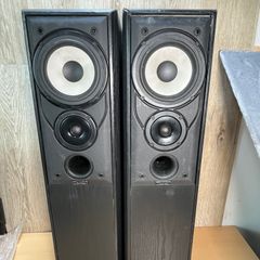 Mission 702 E Large Floor Standing Pair of Speakers - Black - FLAW