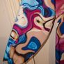 Gorgeous swirl print side slit midi dress from Jenerique Image 3