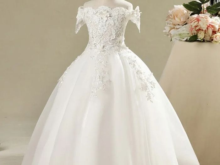 White Flower Girl, Birthday Dress