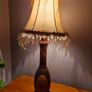 vintage wooden lamp Image 4