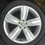 19" Genuine Vw Tiguan Alloys with tyres Image 2