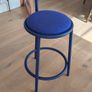 3 Blue Nooma Hogo Designer Kitchen Bar Stools Image 4