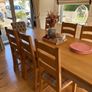 Dining room table and 8 chairs Image 3