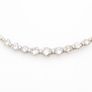 925 Sterling Silver Cubic Zirconia Choker Necklace Image 3