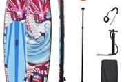 Dragon Pattern Inflatable Stand Up Paddle Board