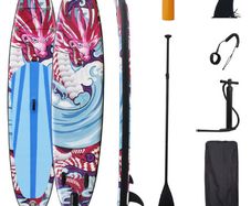 Dragon Pattern Inflatable Stand Up Paddle Board