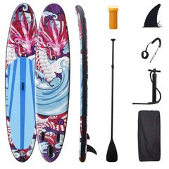 Dragon Pattern Inflatable Stand Up Paddle Board