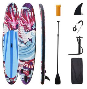 Dragon Pattern Inflatable Stand Up Paddle Board