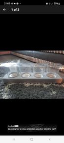 stone base candle holders