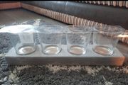 stone base candle holders