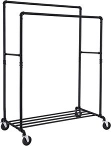 Heavy Duty Metal Clothes Rack on Wheels - Free Delivery Nationwide
