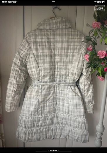 jacket Edina Ronay Feather & down jacket black & white size 12