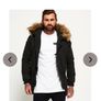 Superdry Military Parka Black Image 2