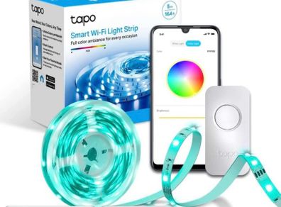 Smart LED Light Strip, 5m, WiFi App Control RGB Multicolour LED Strip, Works with Alexa(Echo and Echo Dot)&Google Home, Suitable for TV Kitchen DIY Decoration (FREE POSTAGE)