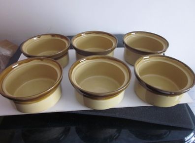 TG Green "Granville" Stoneware Glazed Bowls X6