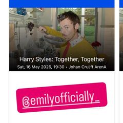 Harry Styles Amsterdam tickets