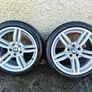 R19 5x120 BMW style 351M OEM staggered alloy wheels with tyres and tpms Image 3